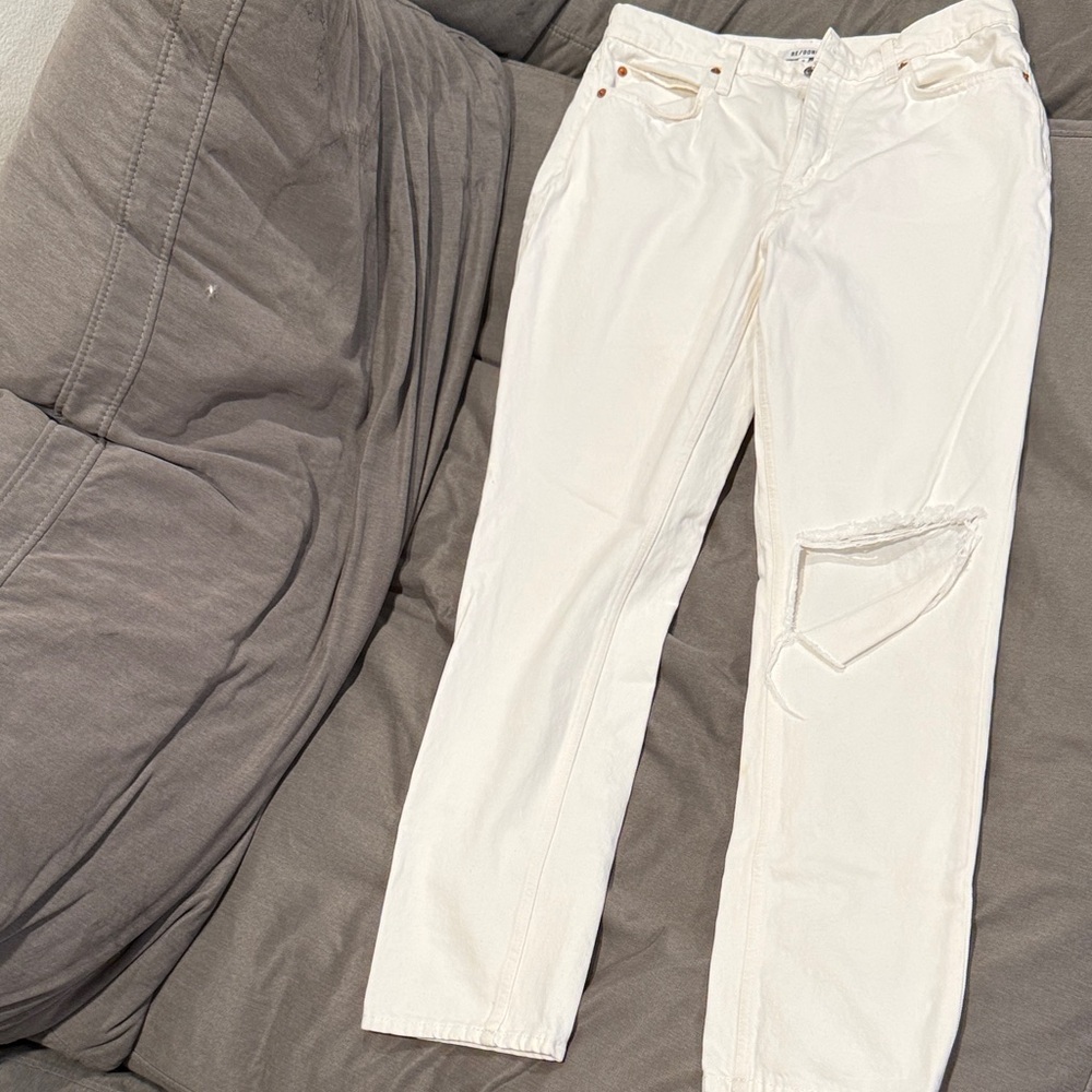 Re/Done Off-White Denim